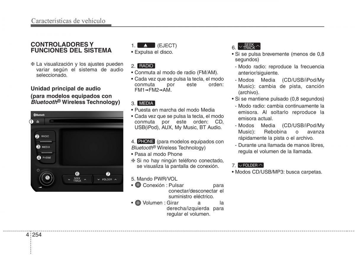 KIA Sorento II 2 manual del propietario / page 345