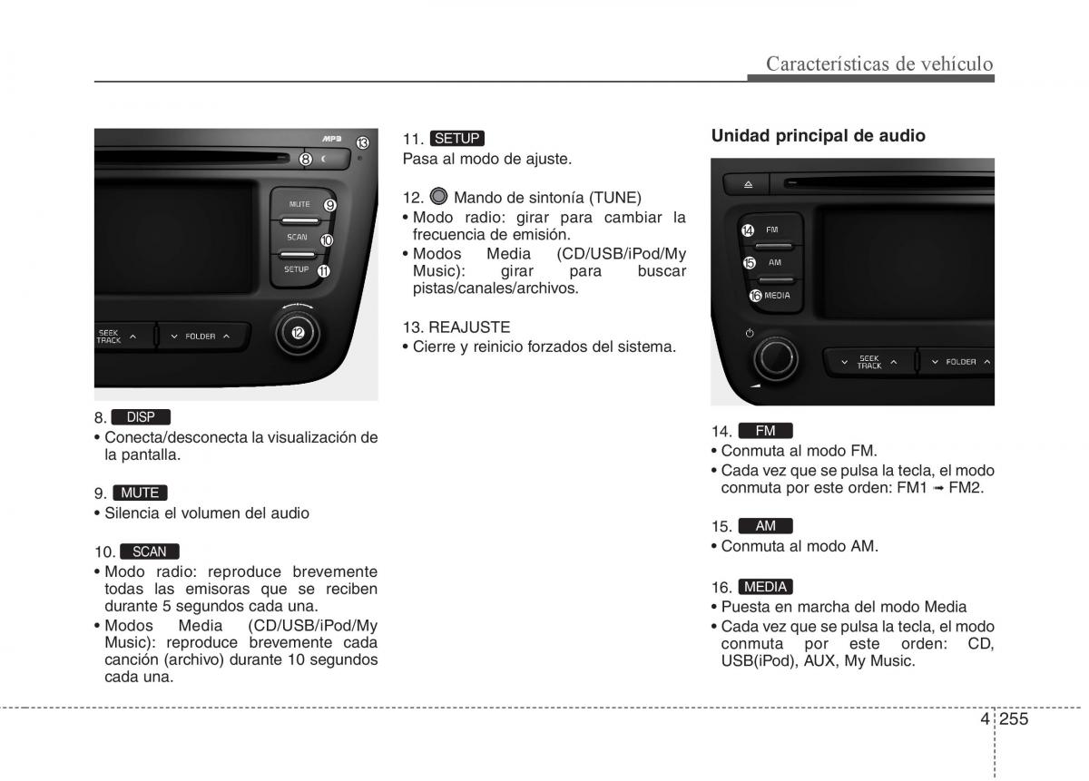 KIA Sorento II 2 manual del propietario / page 346