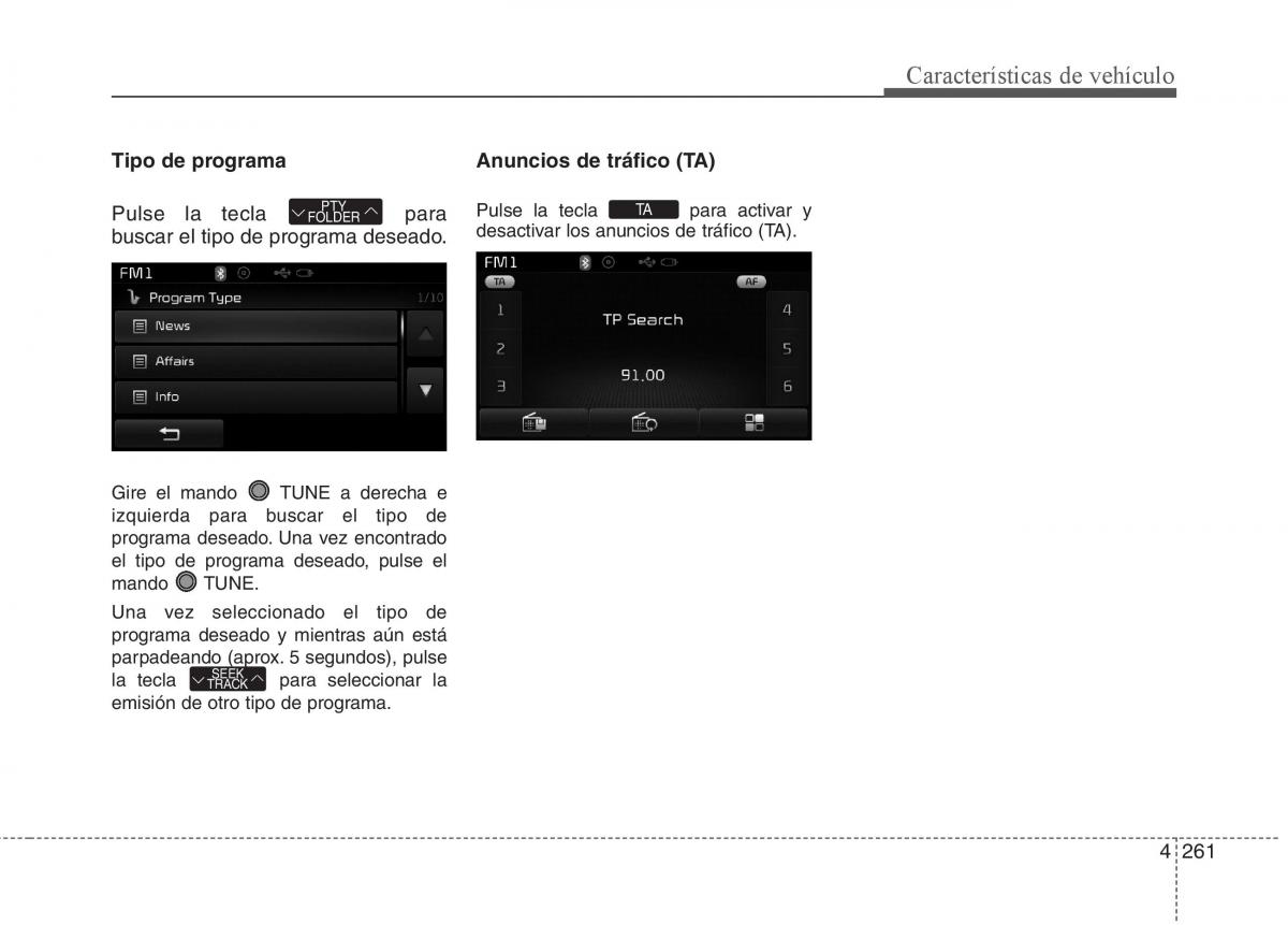 KIA Sorento II 2 manual del propietario / page 352