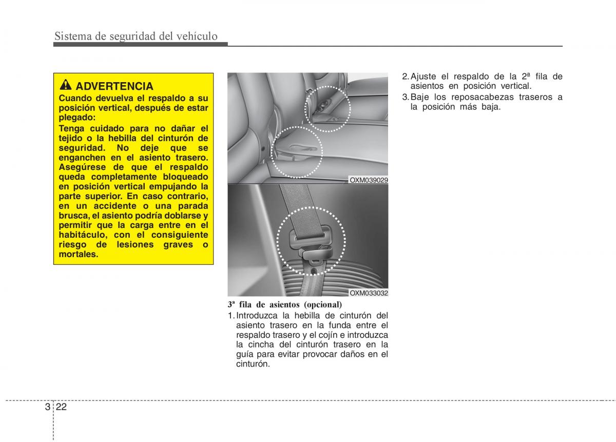 KIA Sorento II 2 manual del propietario / page 36