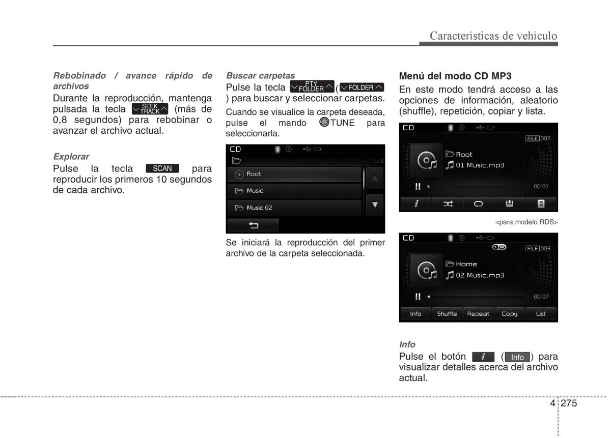 KIA Sorento II 2 manual del propietario / page 366