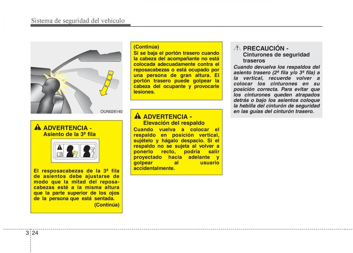 KIA Sorento II 2 manual del propietario / page 38