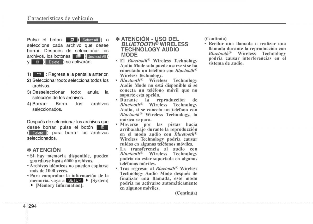 KIA Sorento II 2 manual del propietario / page 385