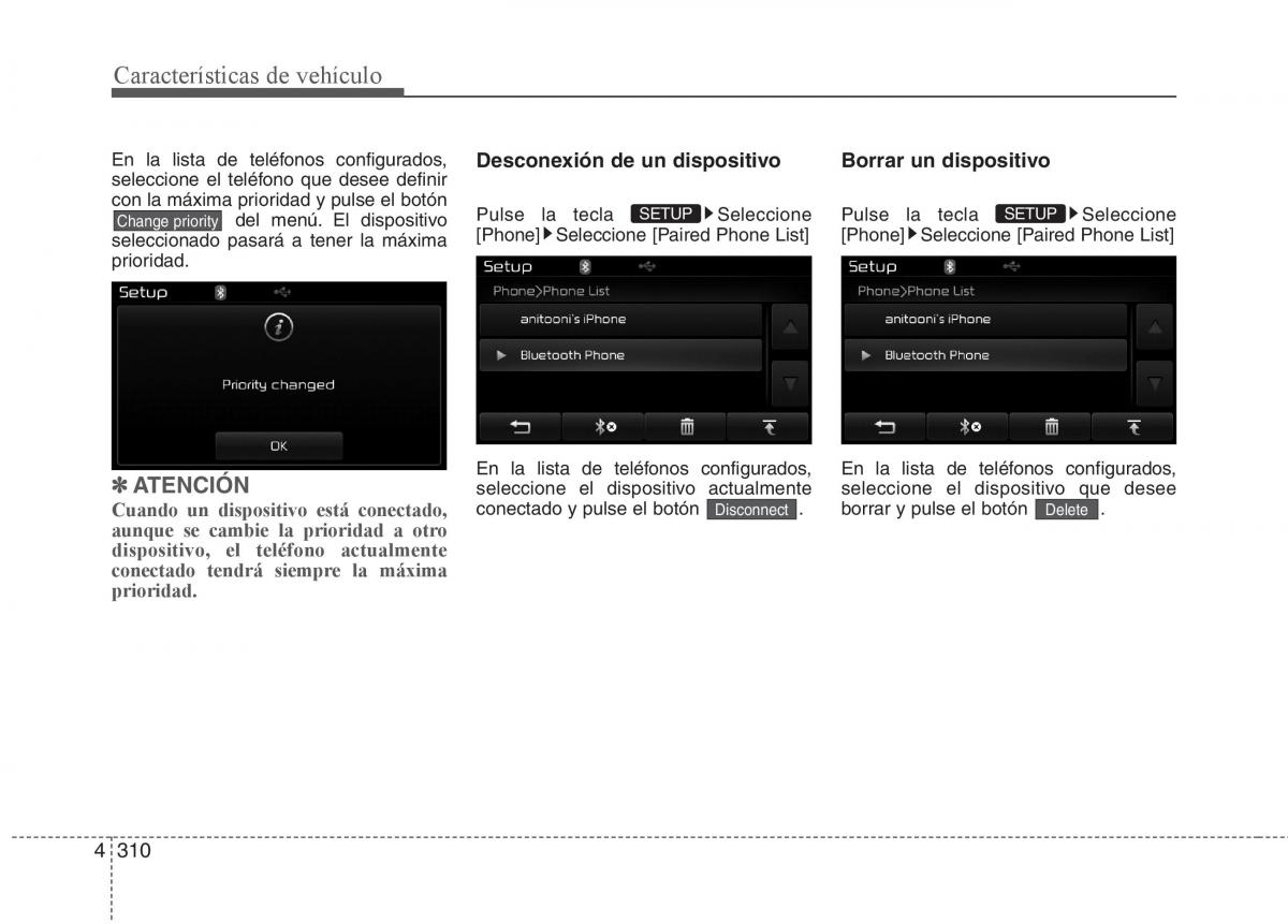 KIA Sorento II 2 manual del propietario / page 401