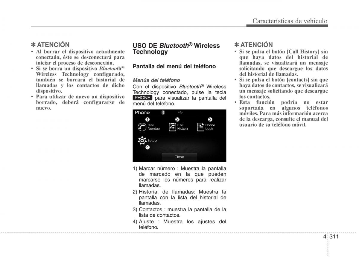 KIA Sorento II 2 manual del propietario / page 402