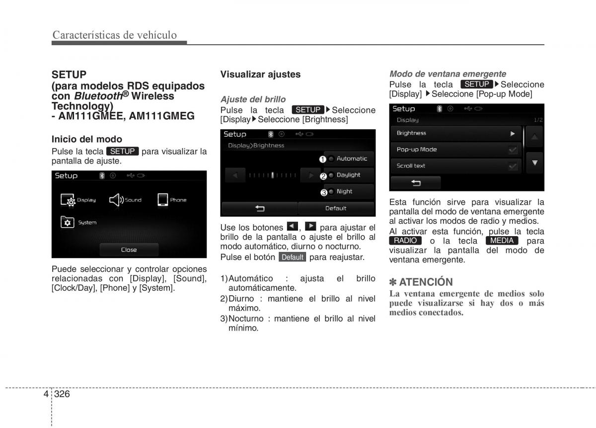 KIA Sorento II 2 manual del propietario / page 417