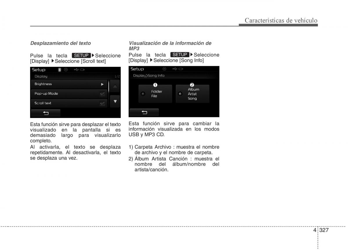 KIA Sorento II 2 manual del propietario / page 418