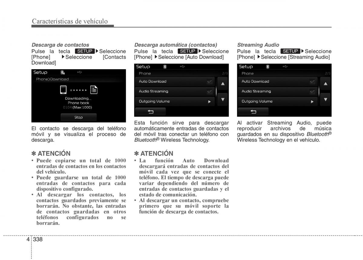 KIA Sorento II 2 manual del propietario / page 429