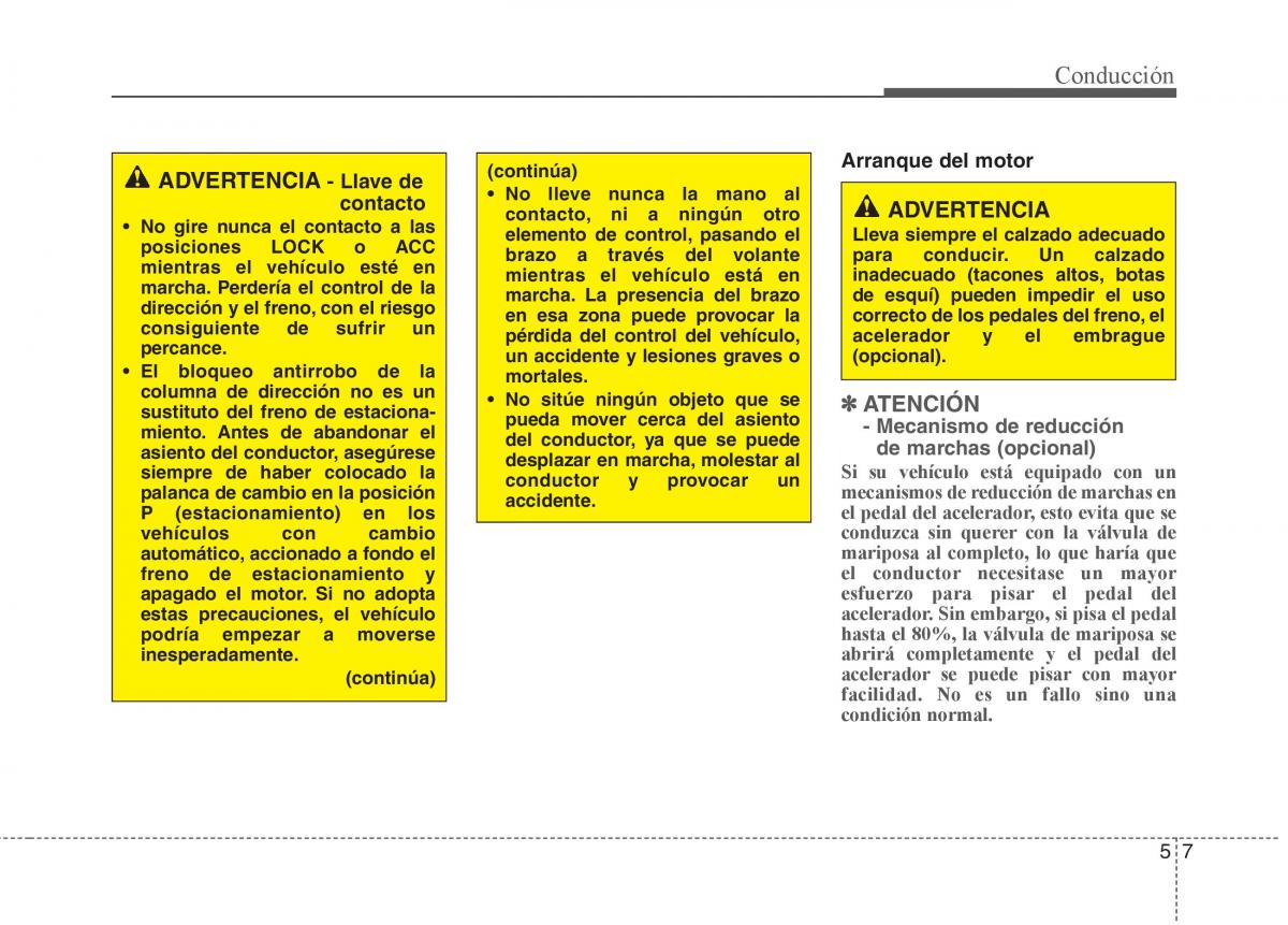 KIA Sorento II 2 manual del propietario / page 439