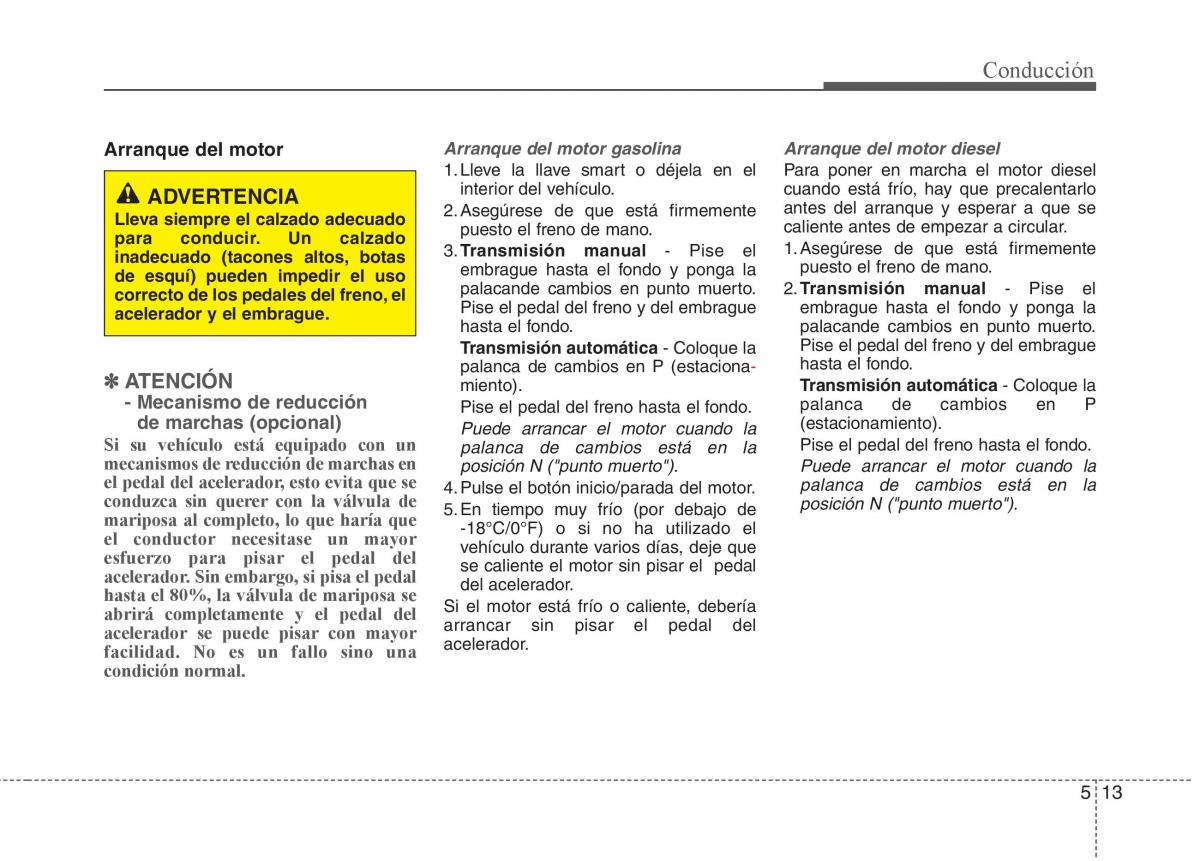 KIA Sorento II 2 manual del propietario / page 445