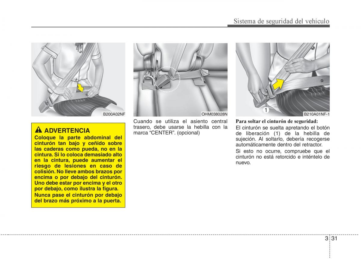 KIA Sorento II 2 manual del propietario / page 45