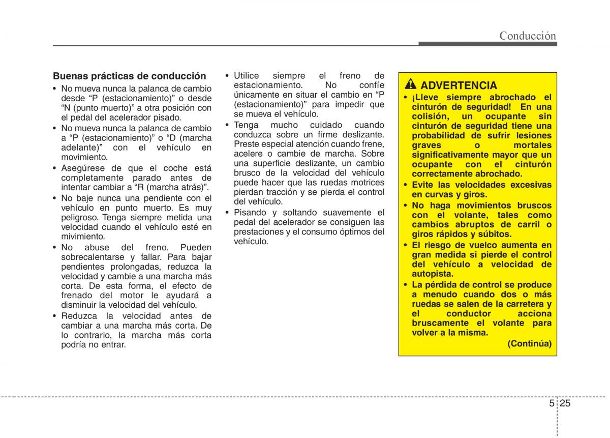 KIA Sorento II 2 manual del propietario / page 457