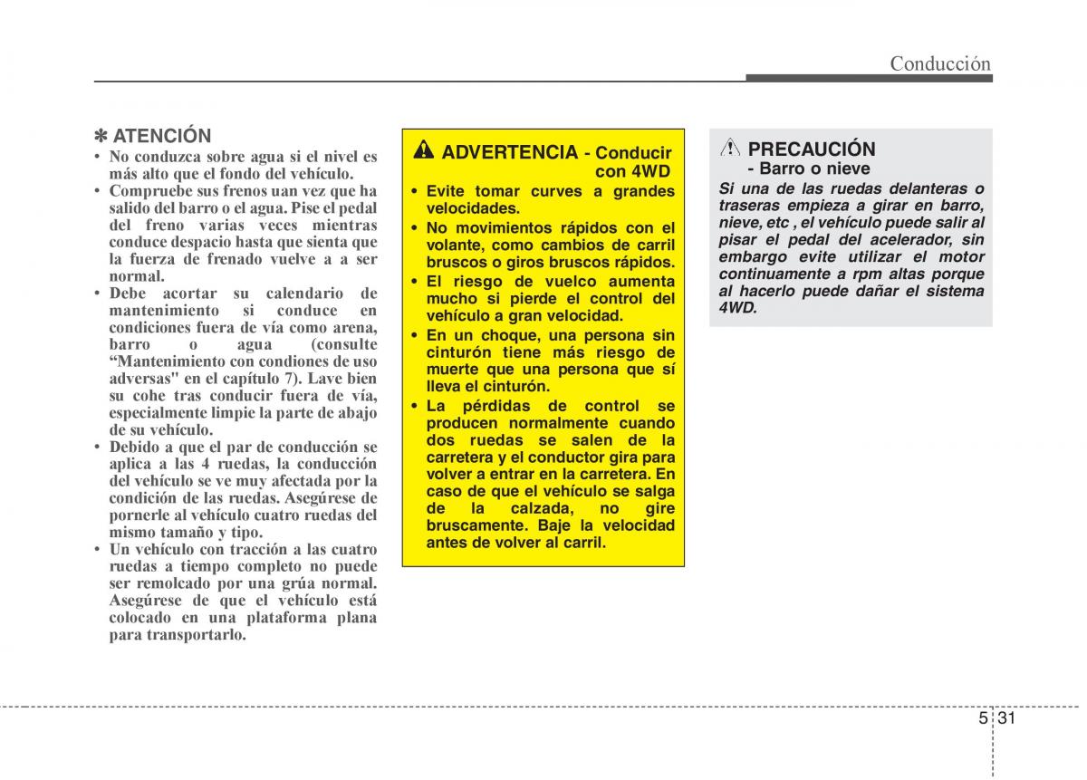 KIA Sorento II 2 manual del propietario / page 463