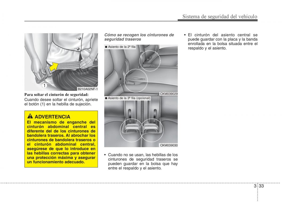 KIA Sorento II 2 manual del propietario / page 47