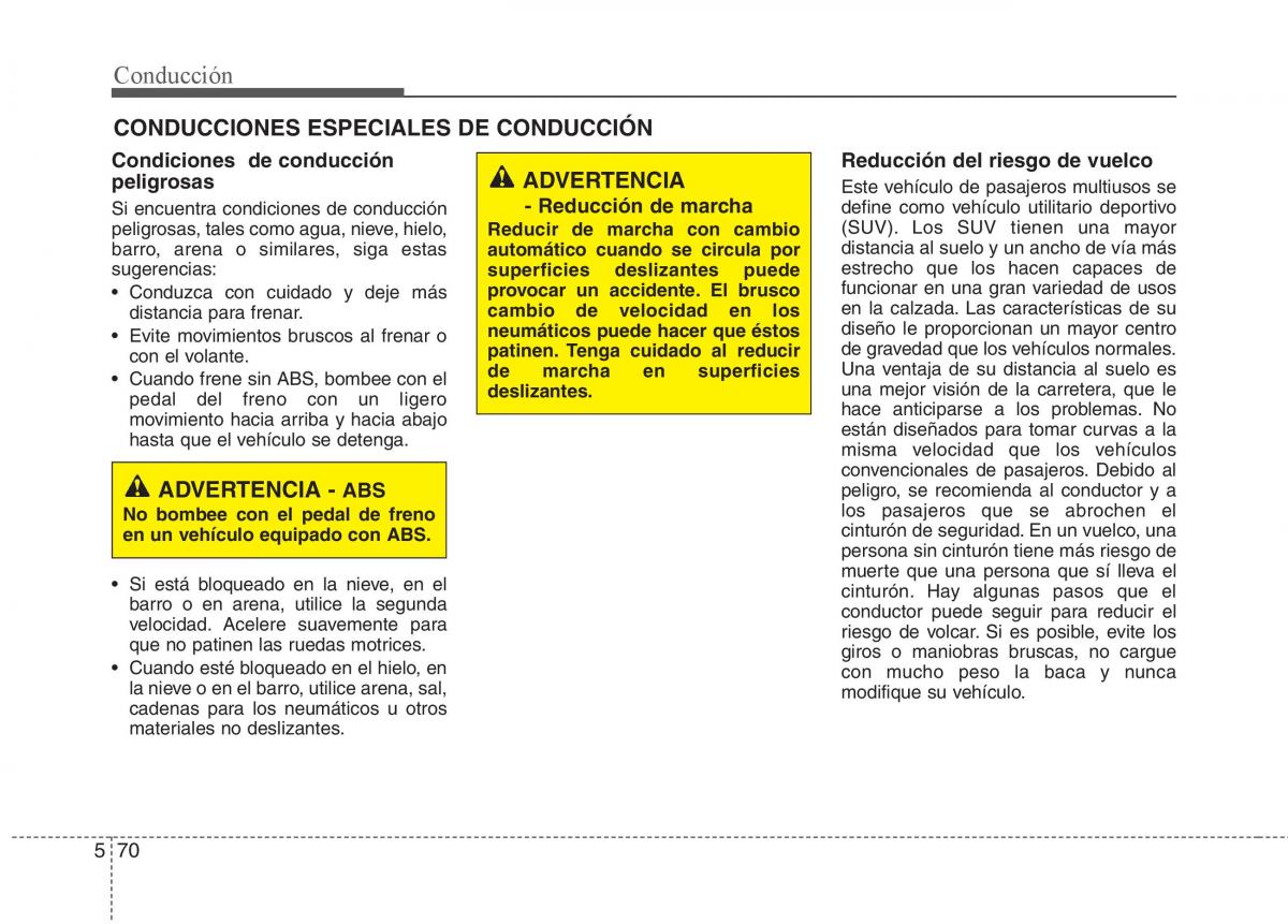 KIA Sorento II 2 manual del propietario / page 502