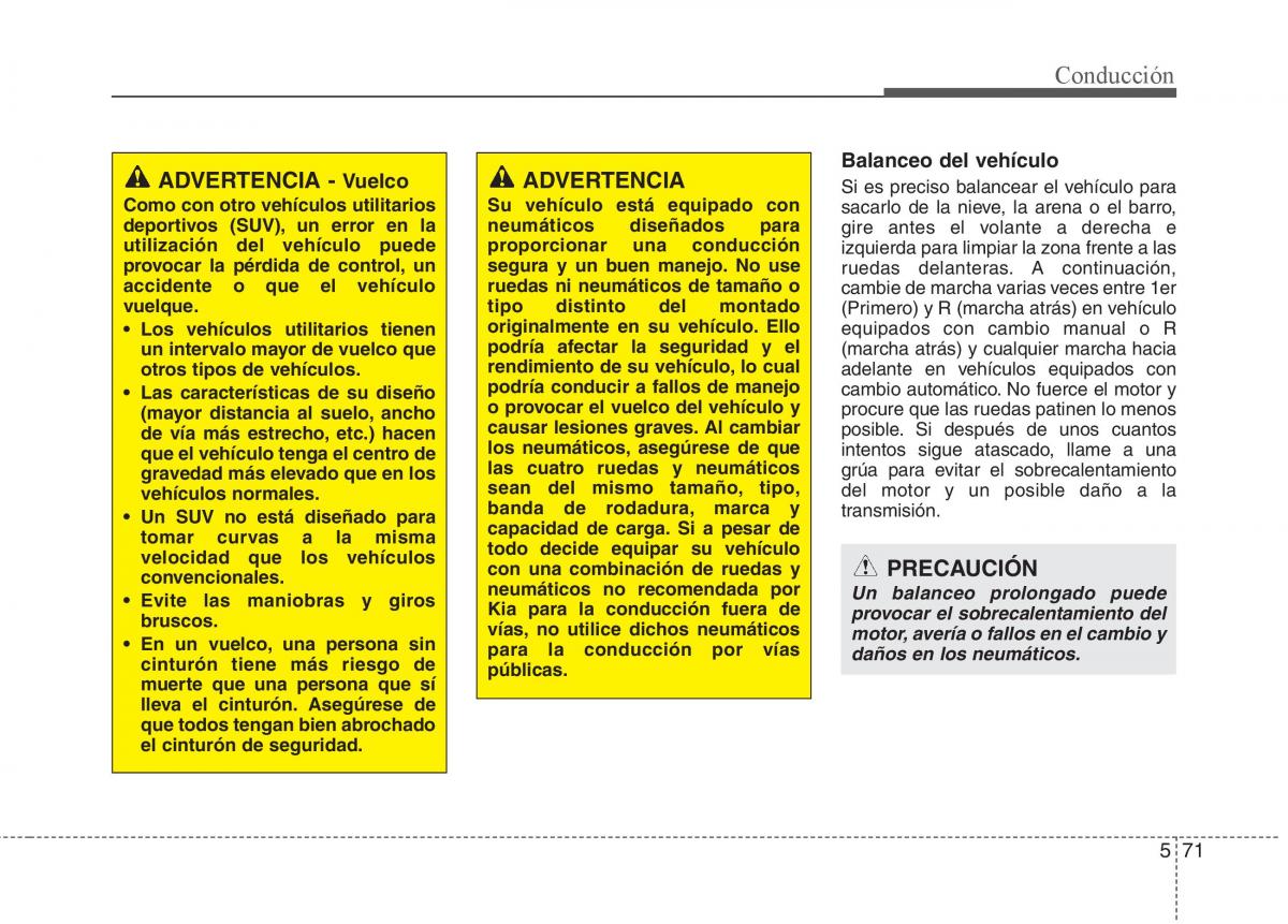 KIA Sorento II 2 manual del propietario / page 503