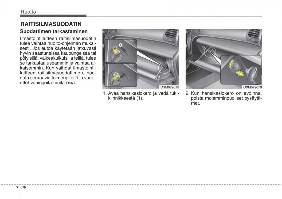 KIA Sorento II 2 omistajan kasikirja / page 543