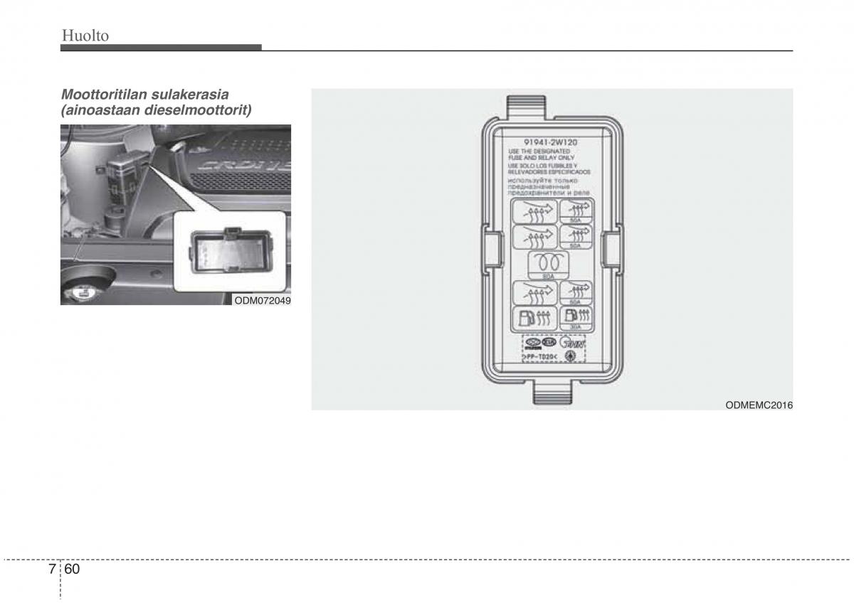 KIA Sorento II 2 omistajan kasikirja / page 577