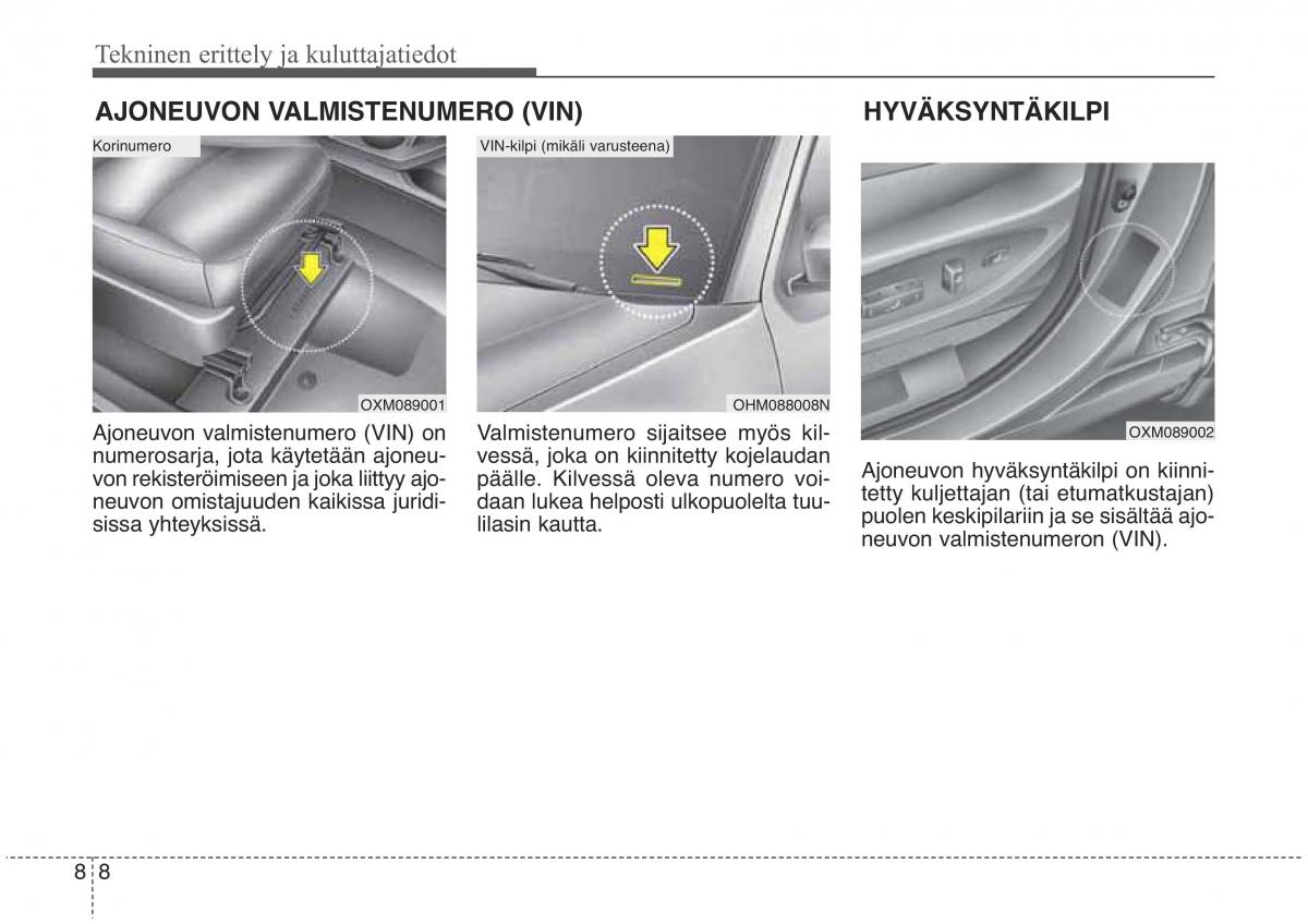 KIA Sorento II 2 omistajan kasikirja / page 614