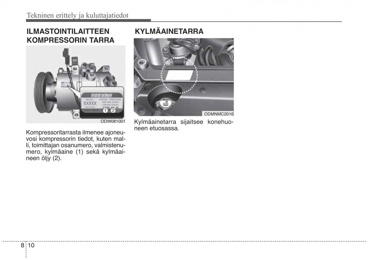 KIA Sorento II 2 omistajan kasikirja / page 616