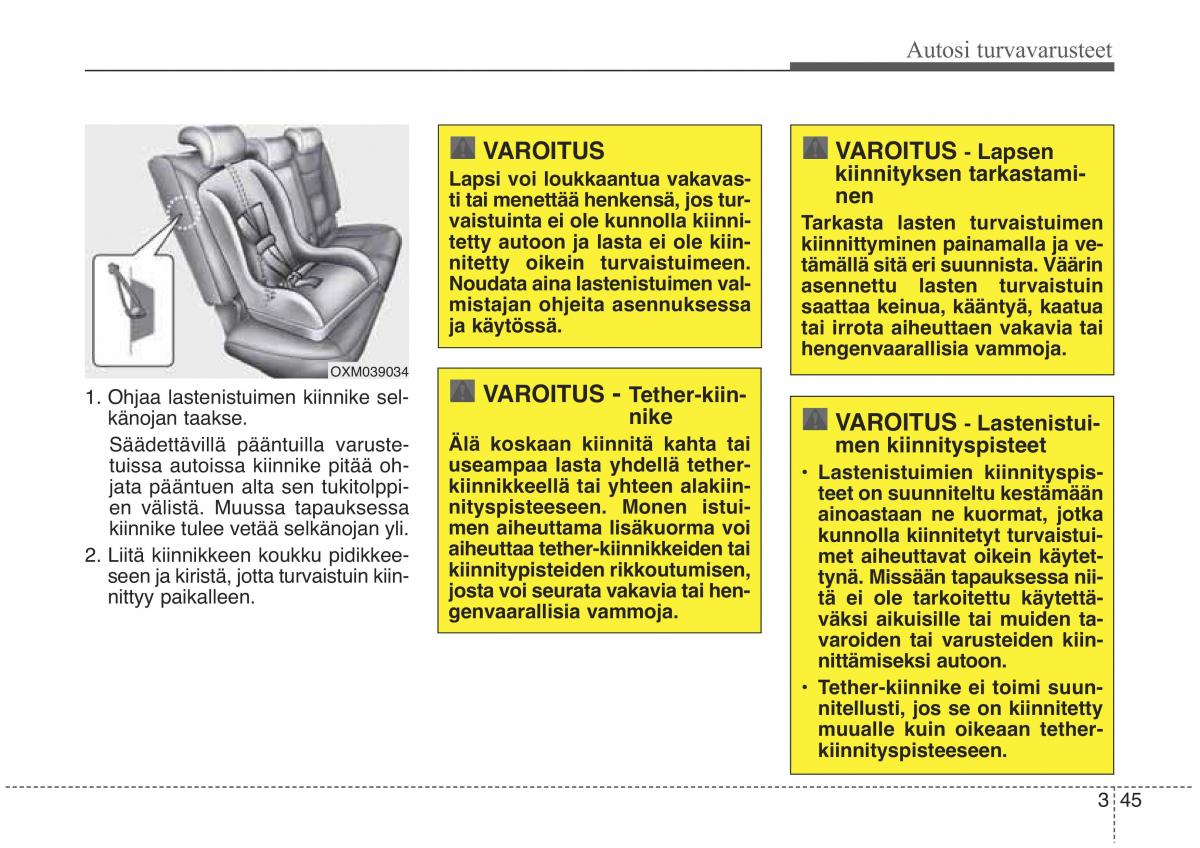 KIA Sorento II 2 omistajan kasikirja / page 62