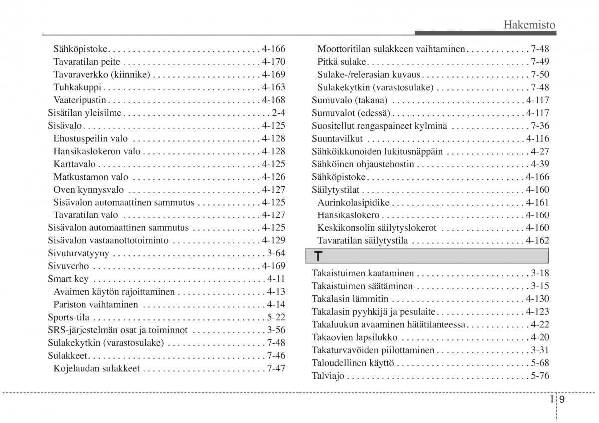 KIA Sorento II 2 omistajan kasikirja / page 625