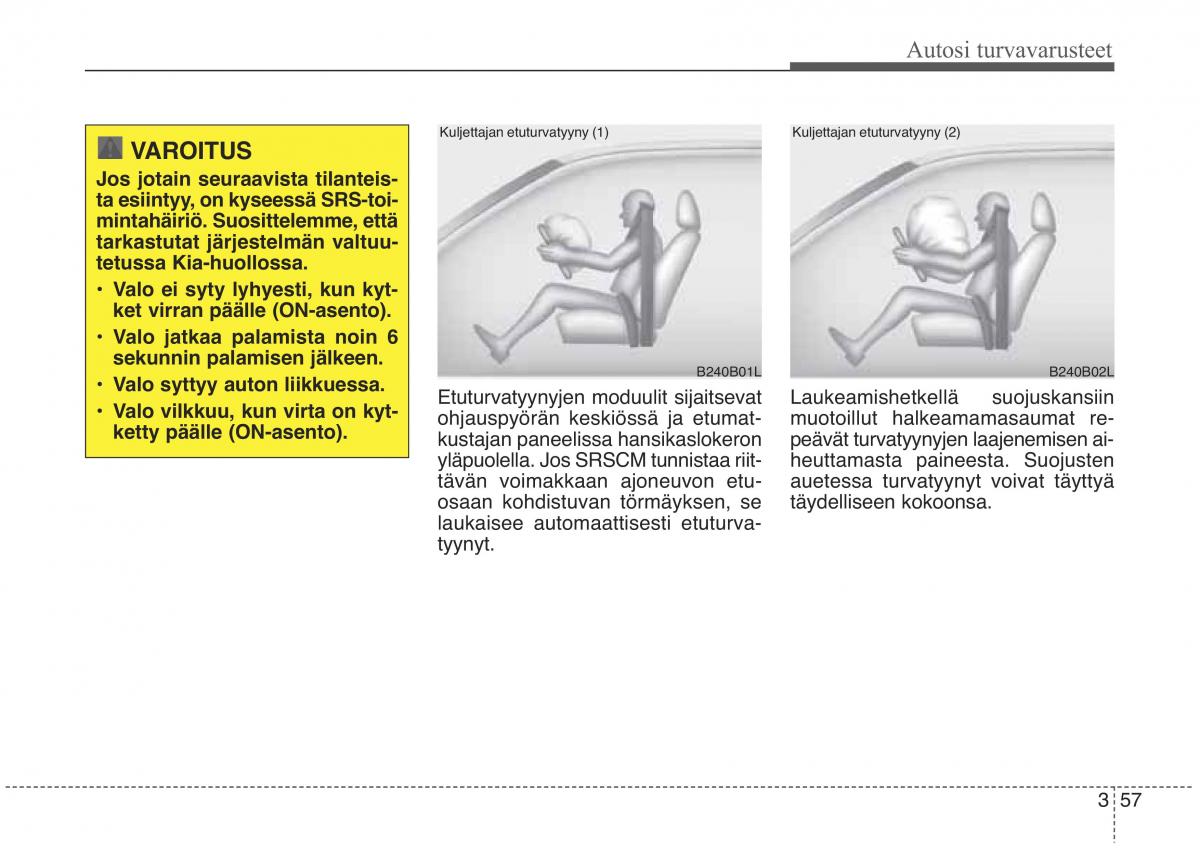 KIA Sorento II 2 omistajan kasikirja / page 74