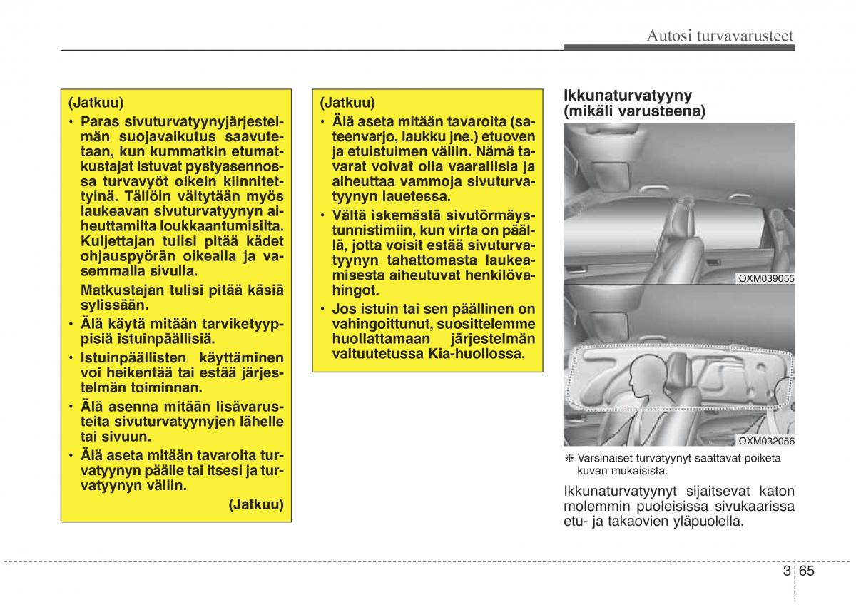 KIA Sorento II 2 omistajan kasikirja / page 82