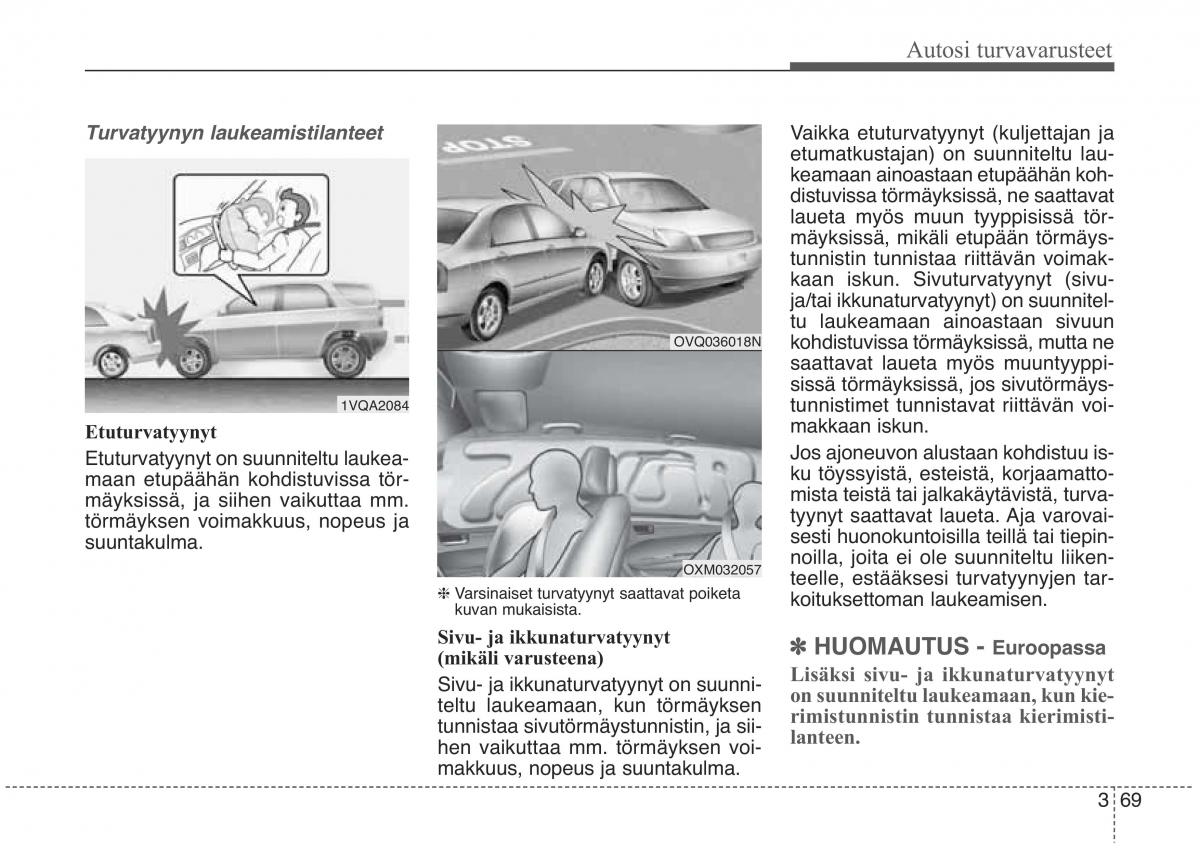 KIA Sorento II 2 omistajan kasikirja / page 86