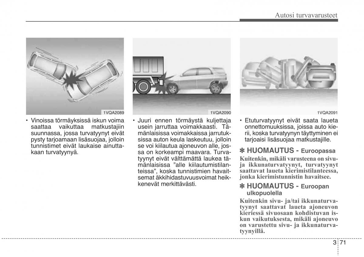 KIA Sorento II 2 omistajan kasikirja / page 88