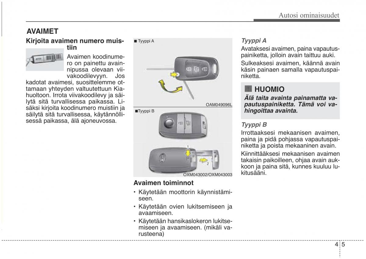 KIA Sorento II 2 omistajan kasikirja / page 98