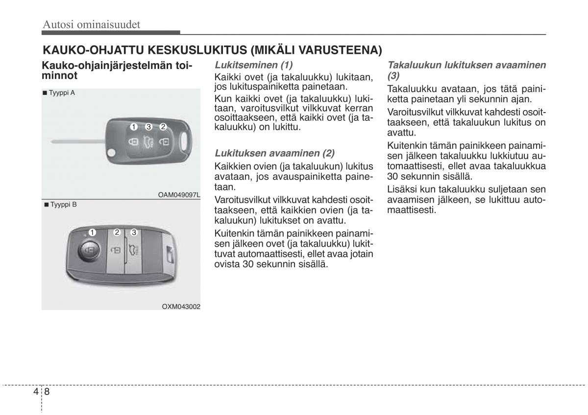 KIA Sorento II 2 omistajan kasikirja / page 101