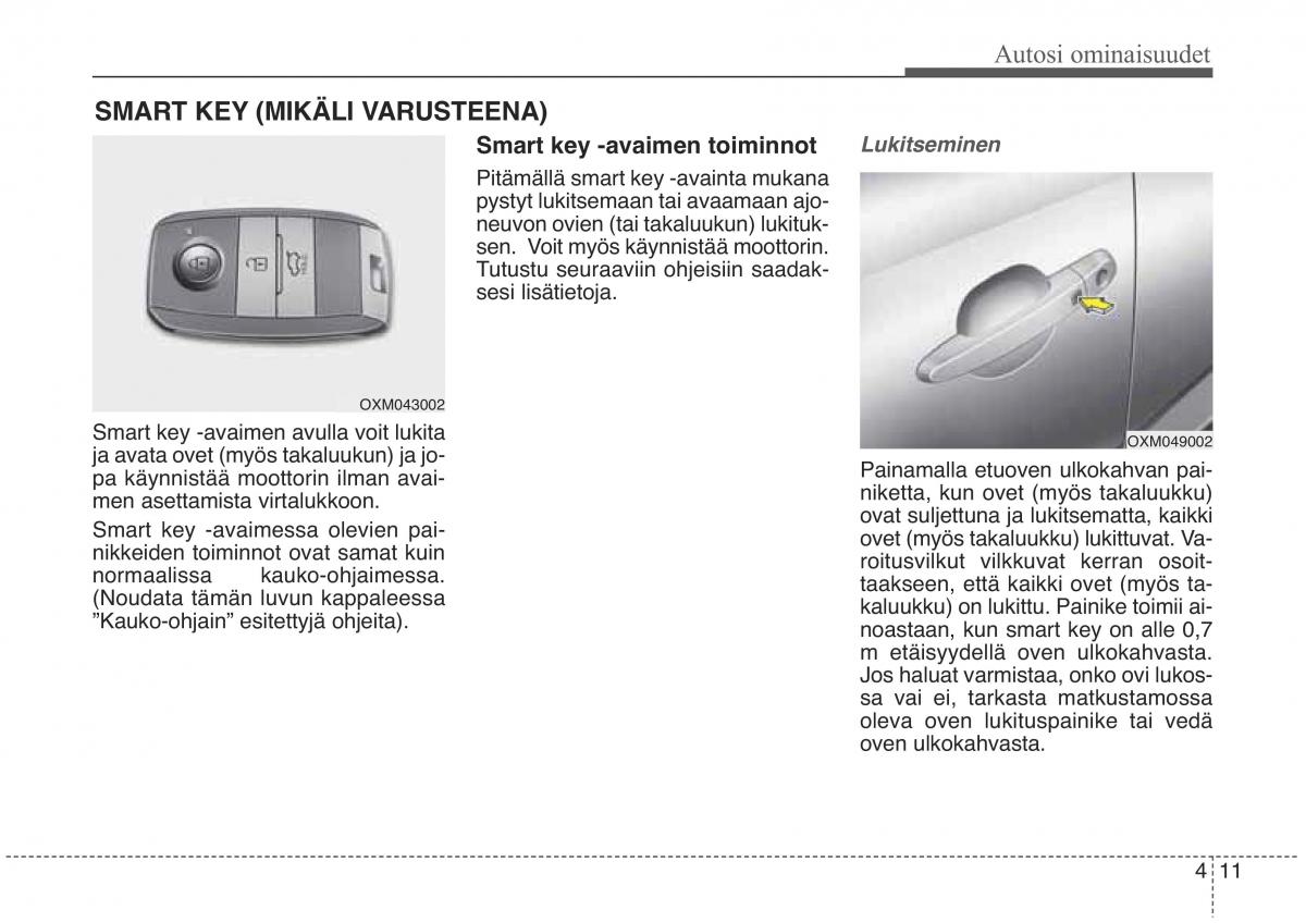 KIA Sorento II 2 omistajan kasikirja / page 104