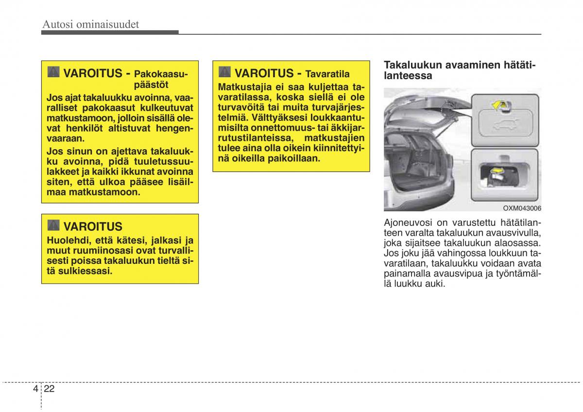 KIA Sorento II 2 omistajan kasikirja / page 115