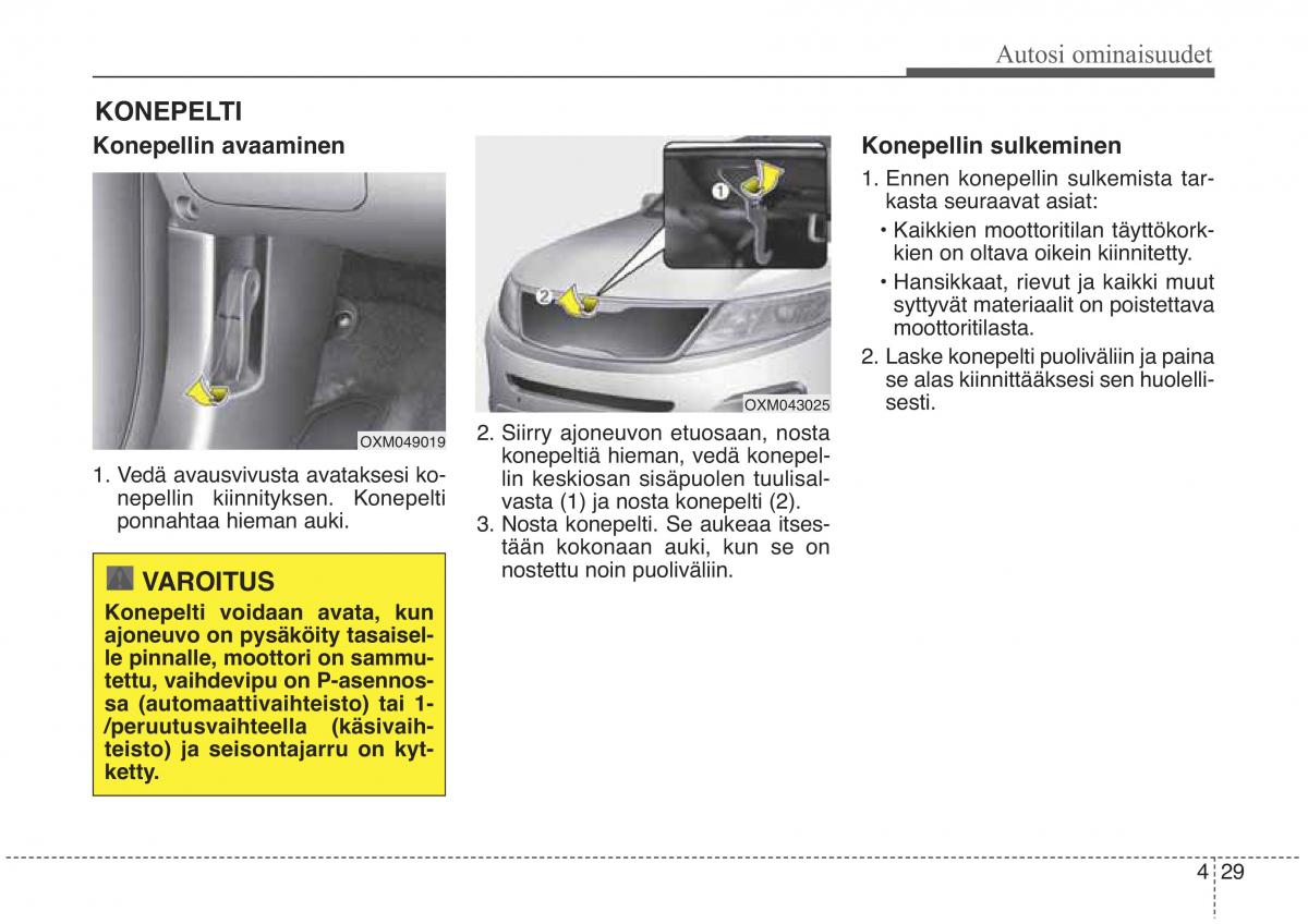 KIA Sorento II 2 omistajan kasikirja / page 122