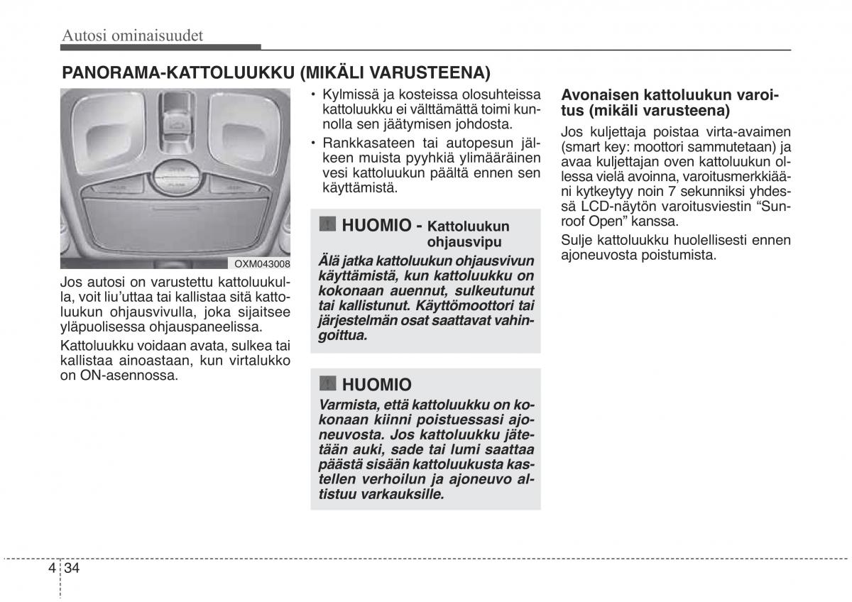 KIA Sorento II 2 omistajan kasikirja / page 127