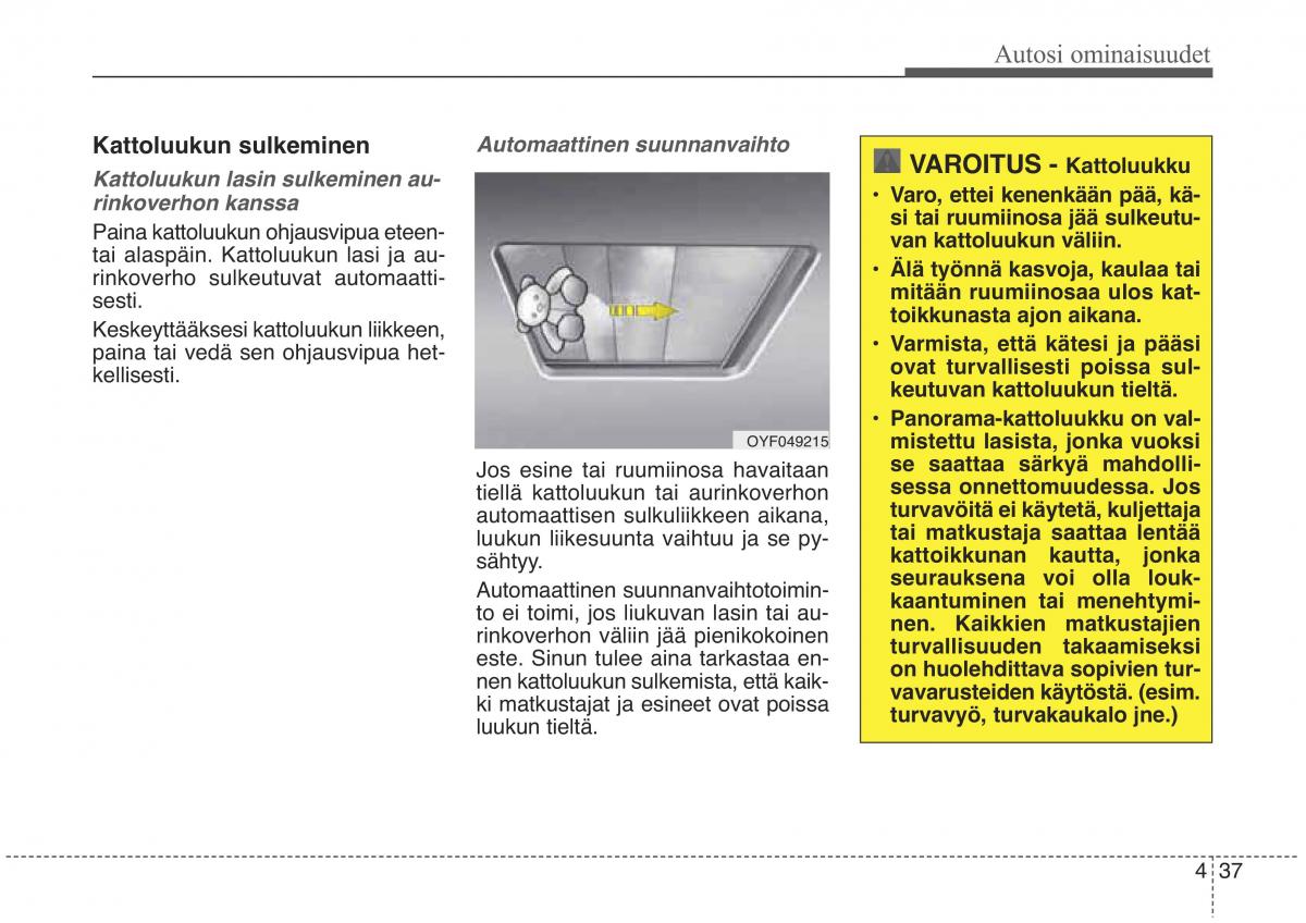 KIA Sorento II 2 omistajan kasikirja / page 130