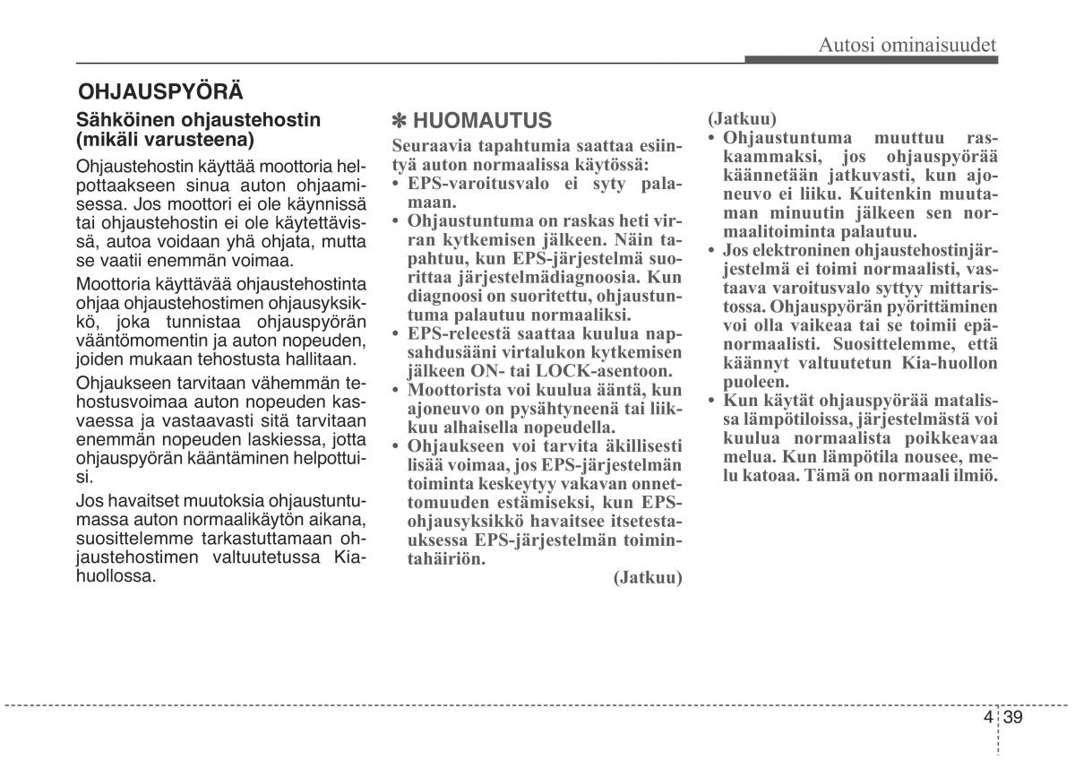 KIA Sorento II 2 omistajan kasikirja / page 132