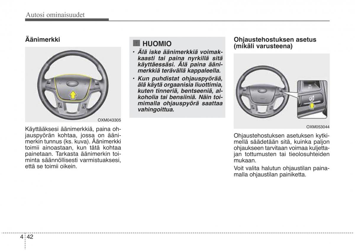 KIA Sorento II 2 omistajan kasikirja / page 135