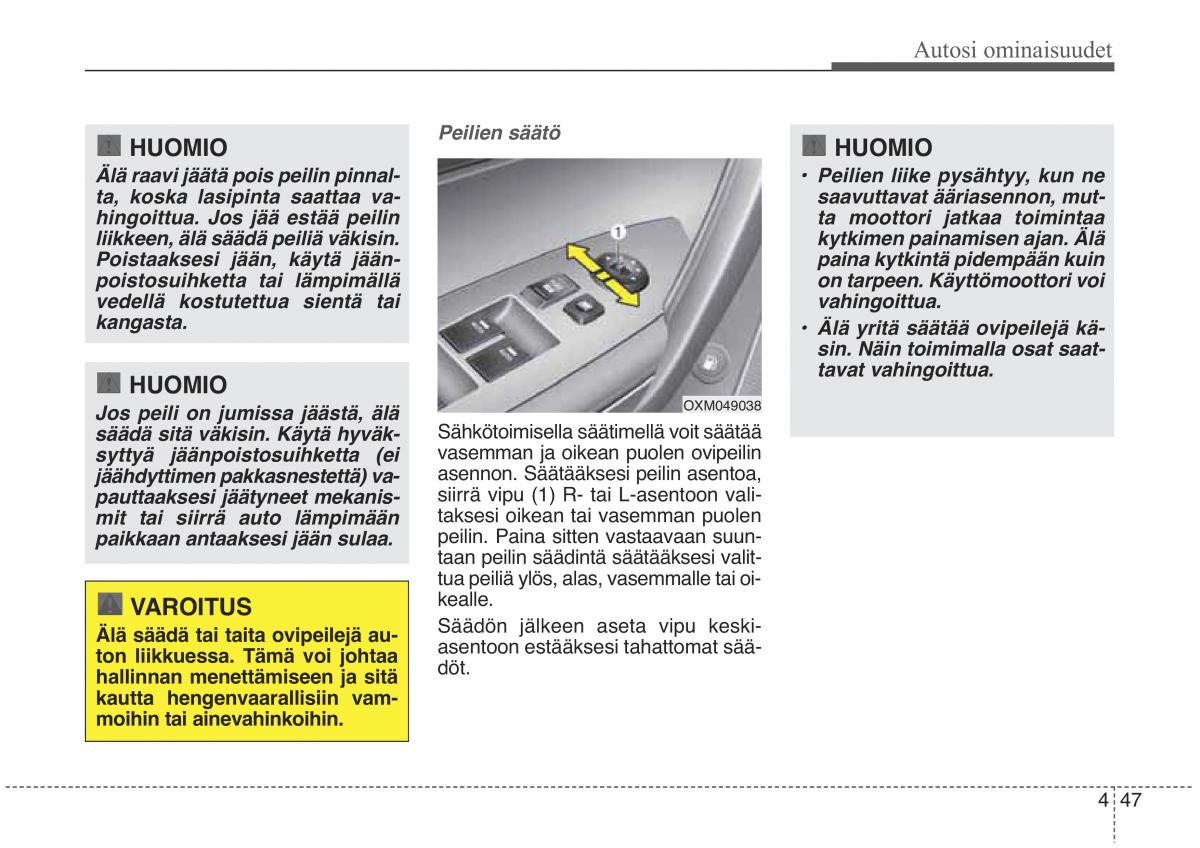 KIA Sorento II 2 omistajan kasikirja / page 140