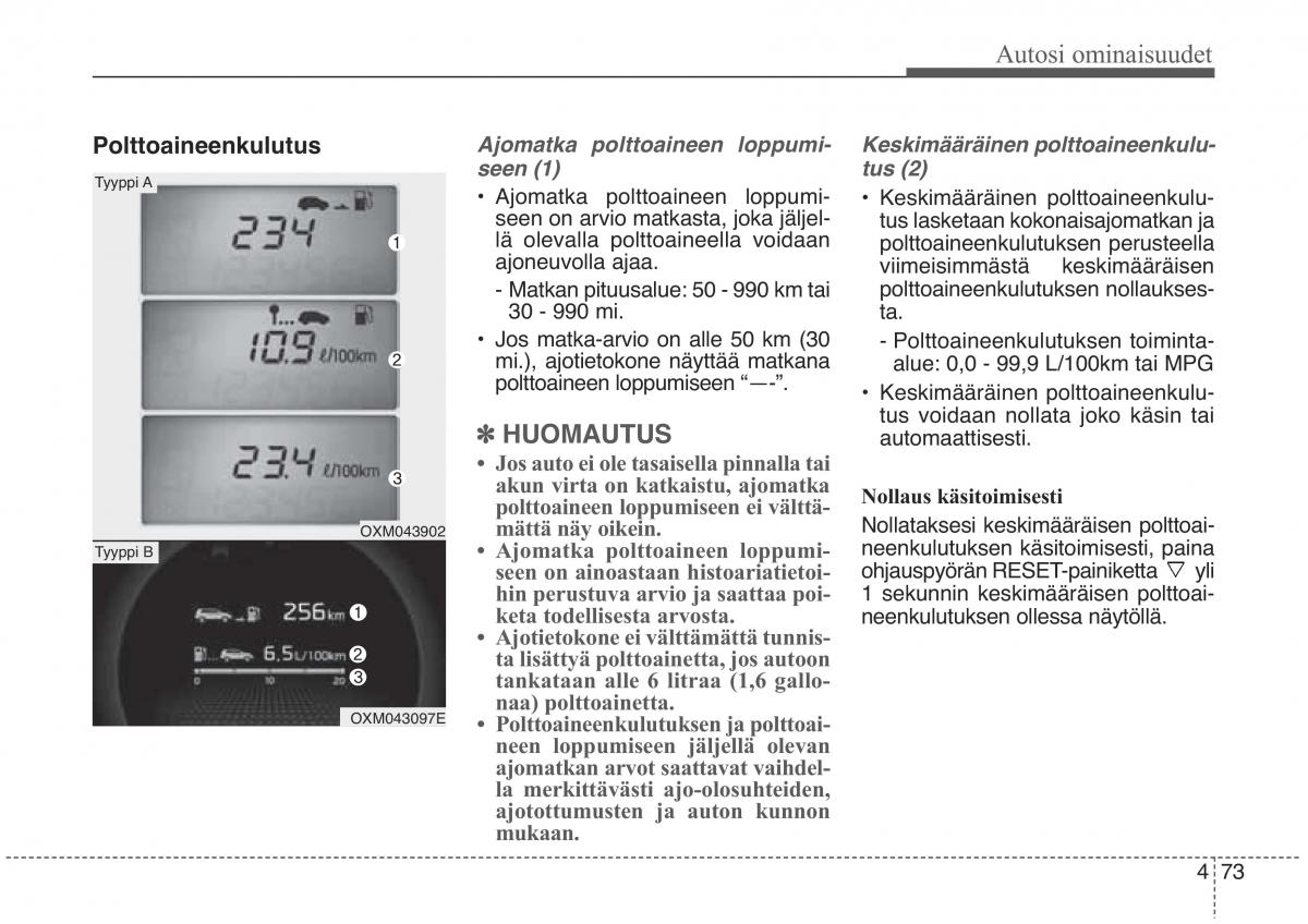 KIA Sorento II 2 omistajan kasikirja / page 166