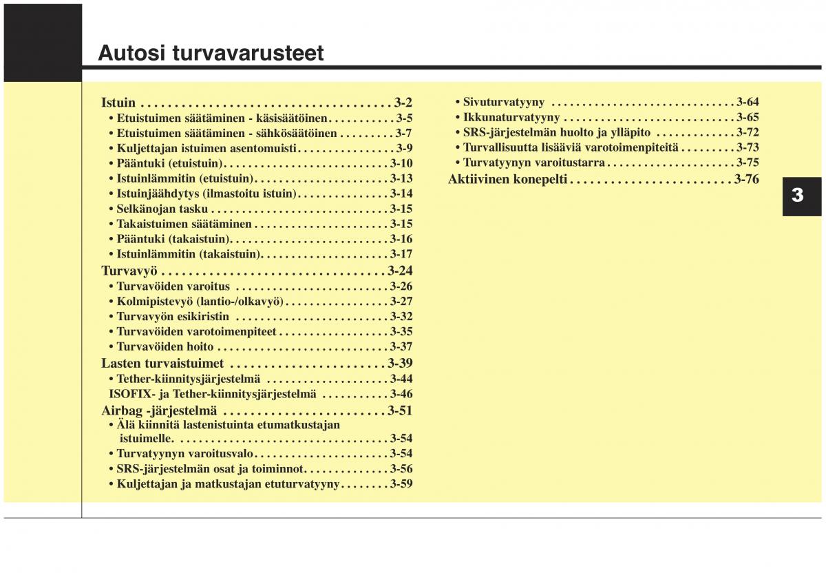 KIA Sorento II 2 omistajan kasikirja / page 18