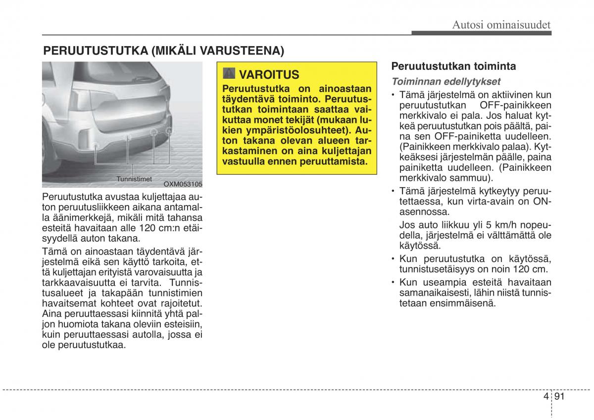 KIA Sorento II 2 omistajan kasikirja / page 184