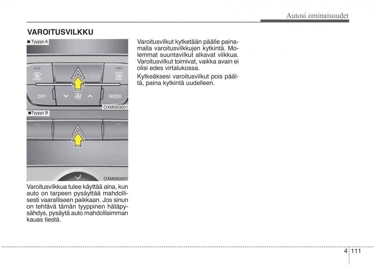 KIA Sorento II 2 omistajan kasikirja / page 204