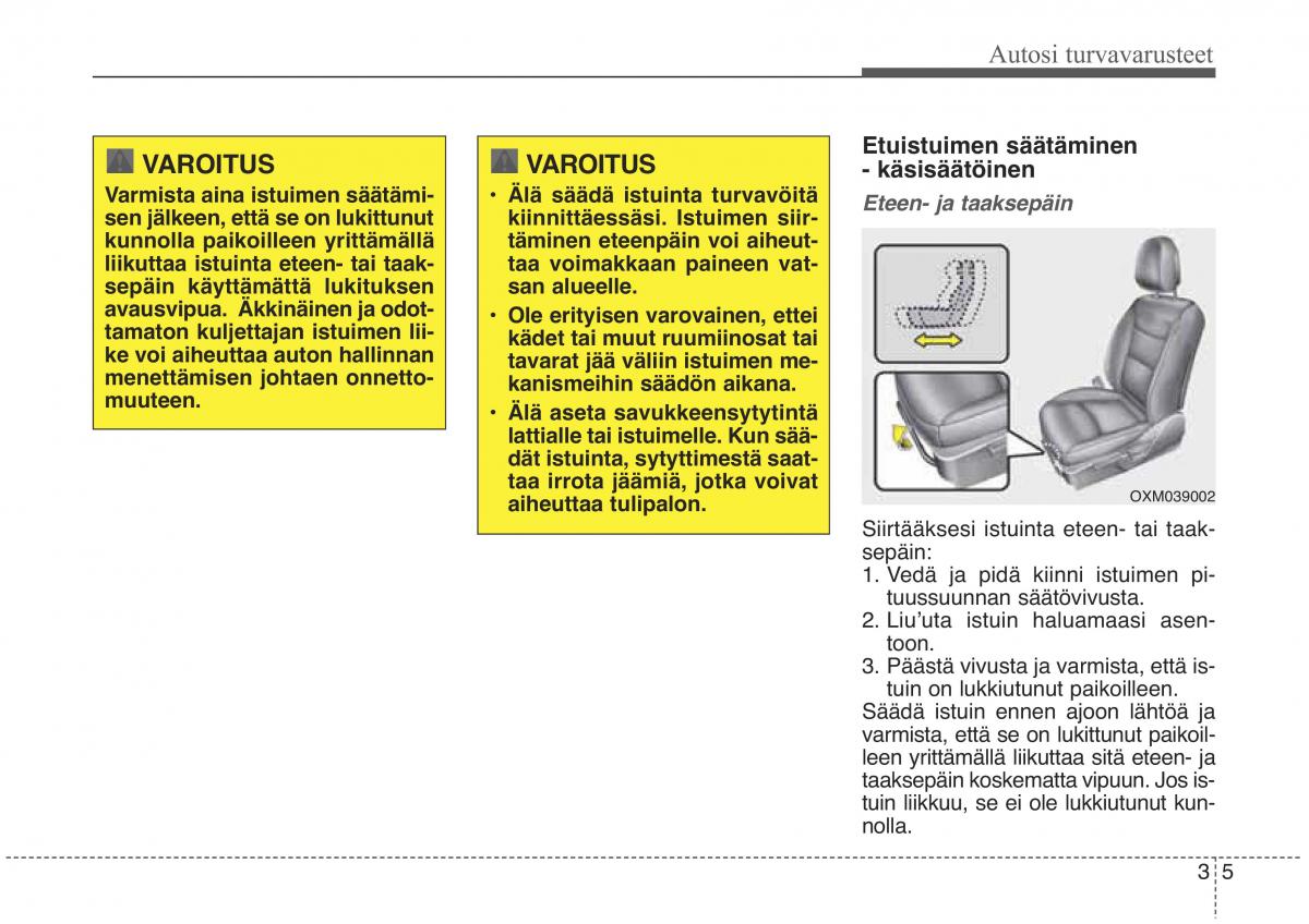 KIA Sorento II 2 omistajan kasikirja / page 22