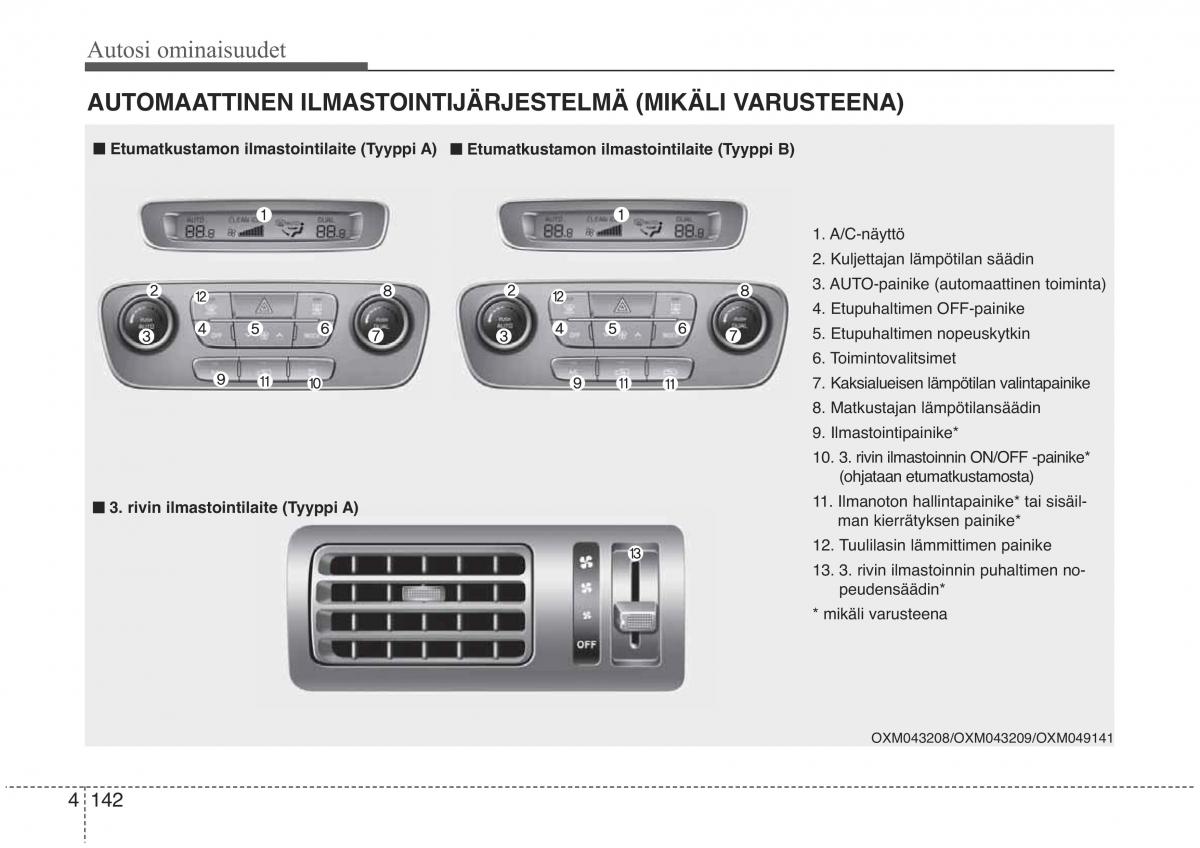 KIA Sorento II 2 omistajan kasikirja / page 235