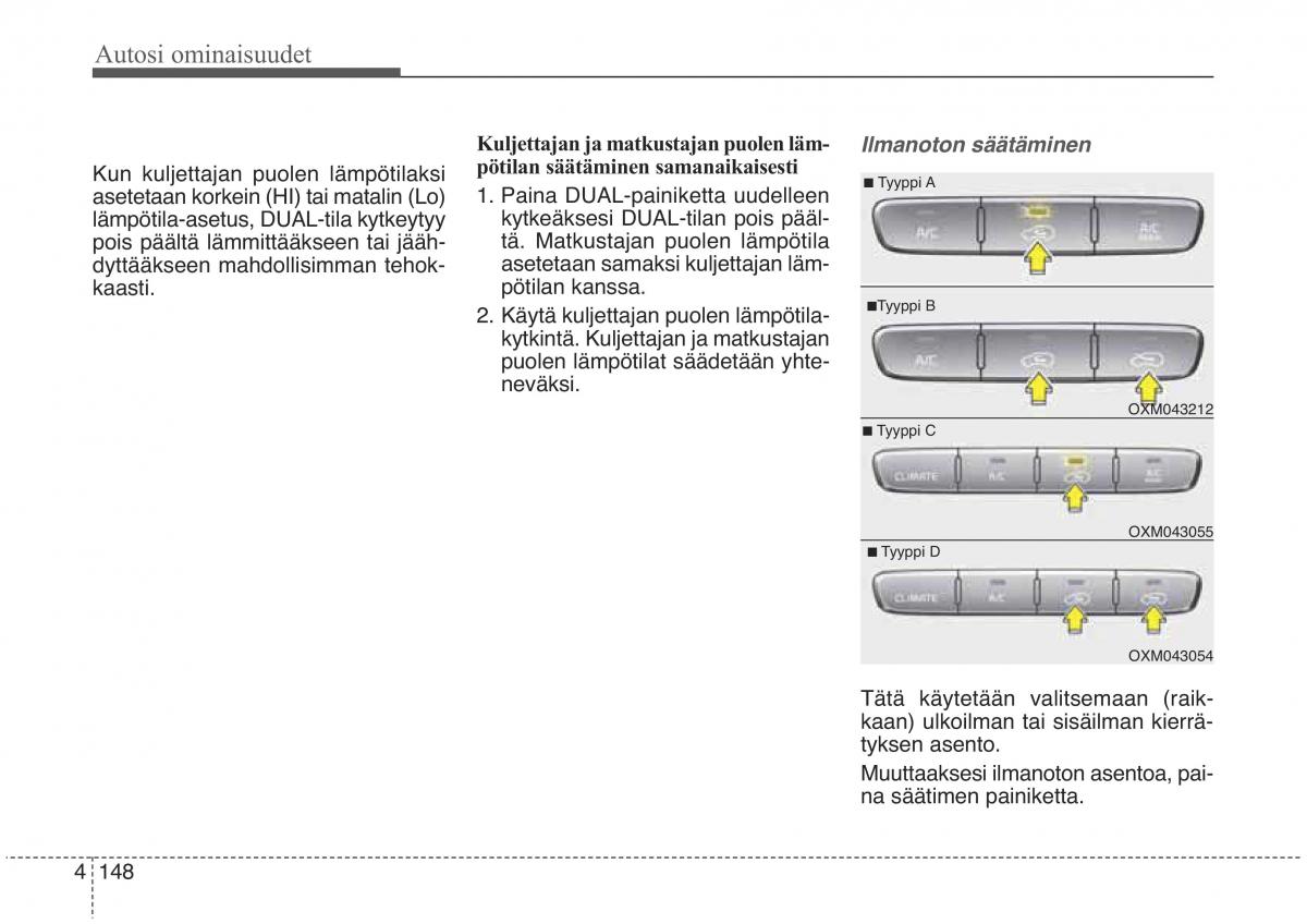 KIA Sorento II 2 omistajan kasikirja / page 241