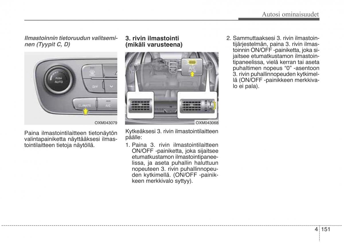 KIA Sorento II 2 omistajan kasikirja / page 244