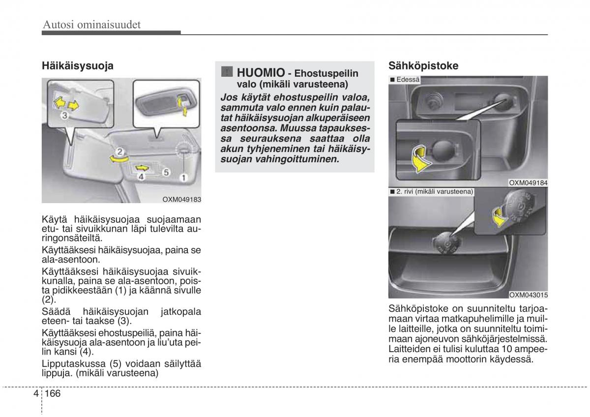 KIA Sorento II 2 omistajan kasikirja / page 259