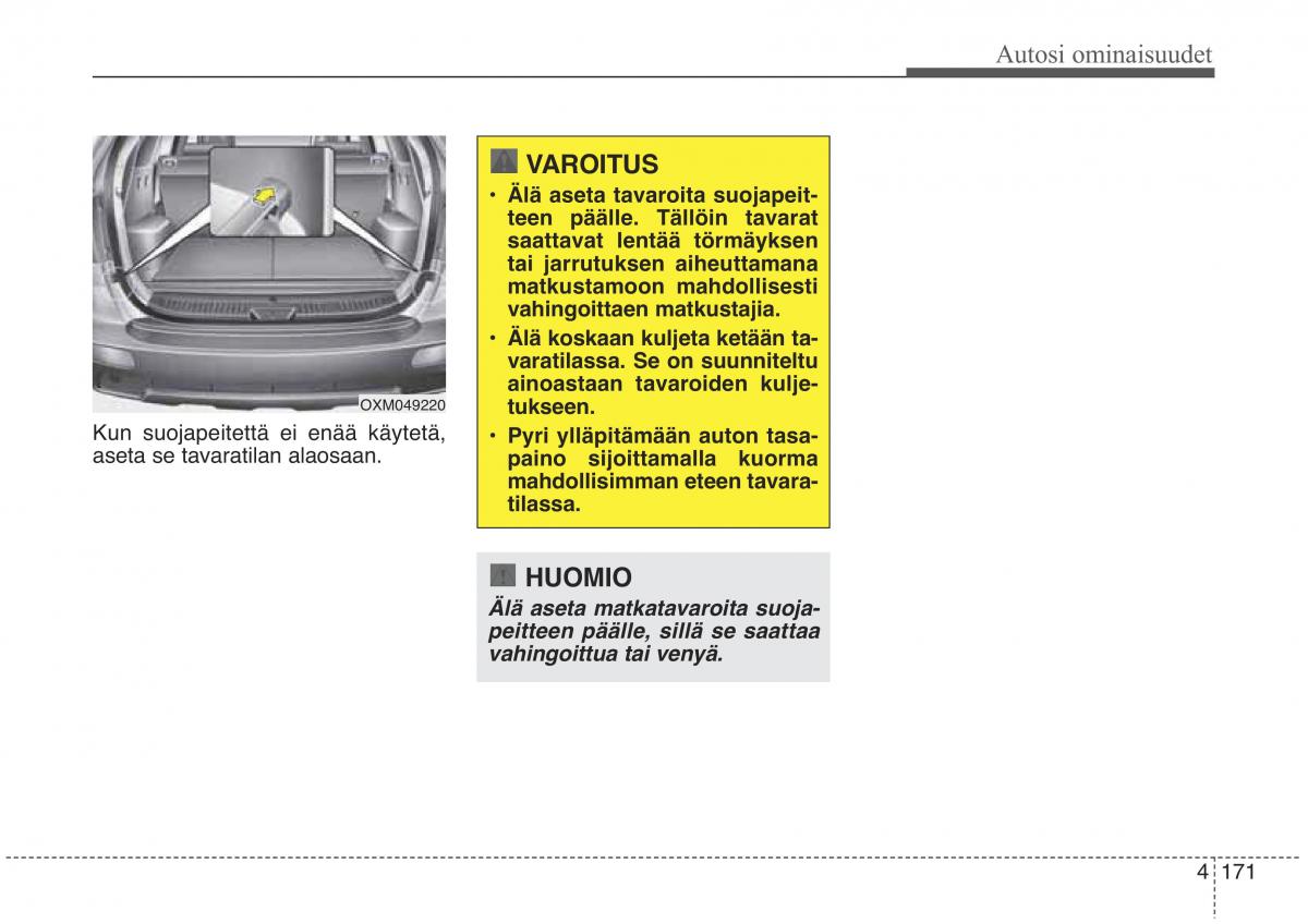 KIA Sorento II 2 omistajan kasikirja / page 264